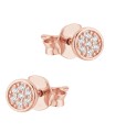 Round Shaped Silver Stud Earring STS-7008